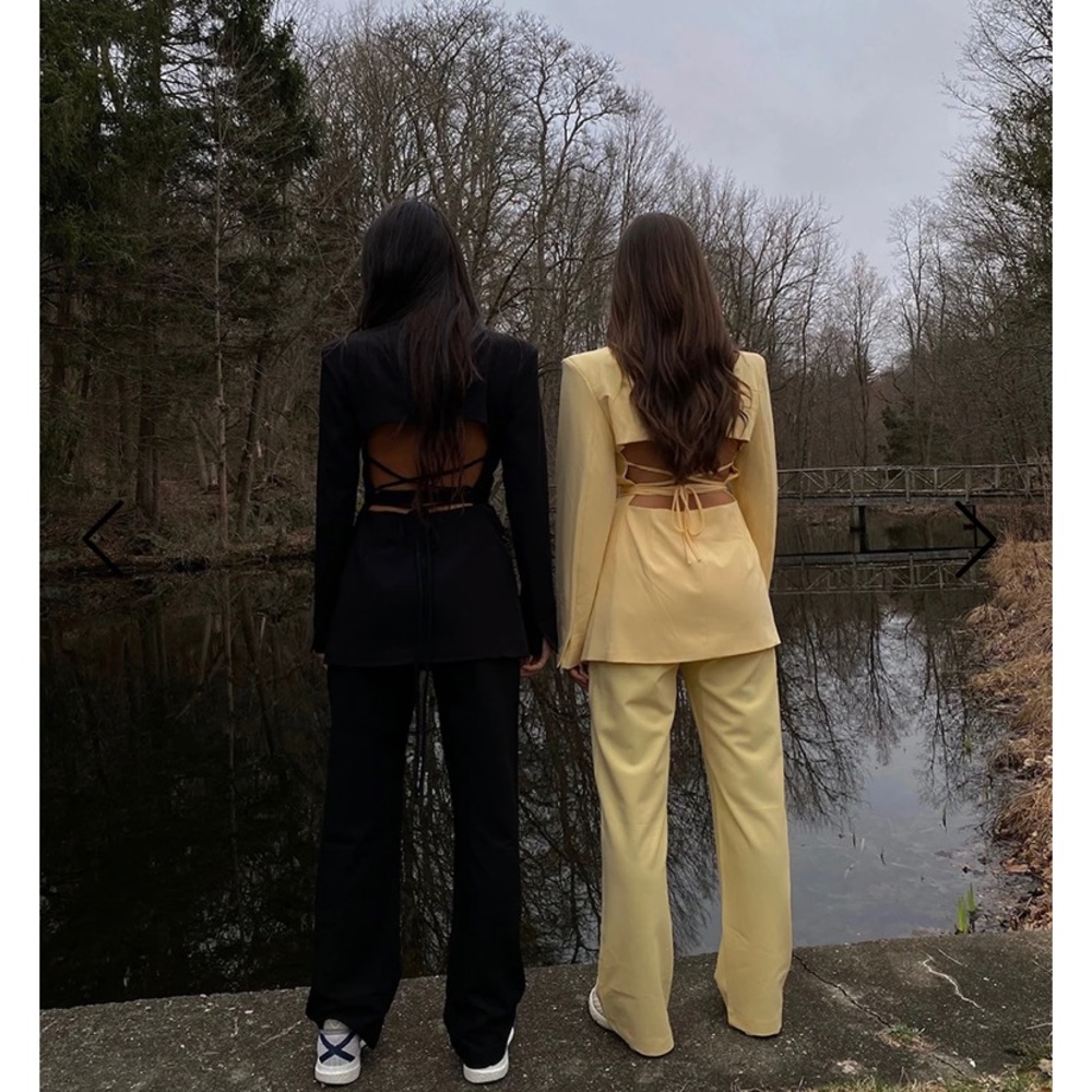 WeWoreWhat Classic Stretch Crepe Trousers